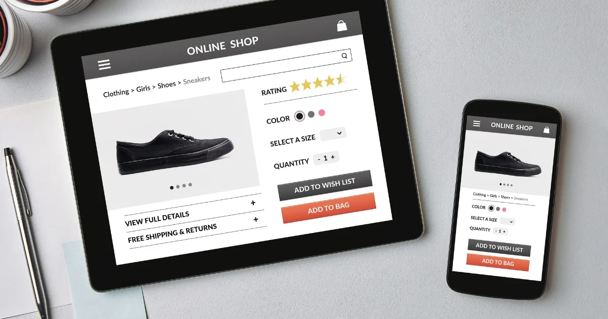 Importance of responsive design for e-commerce websites