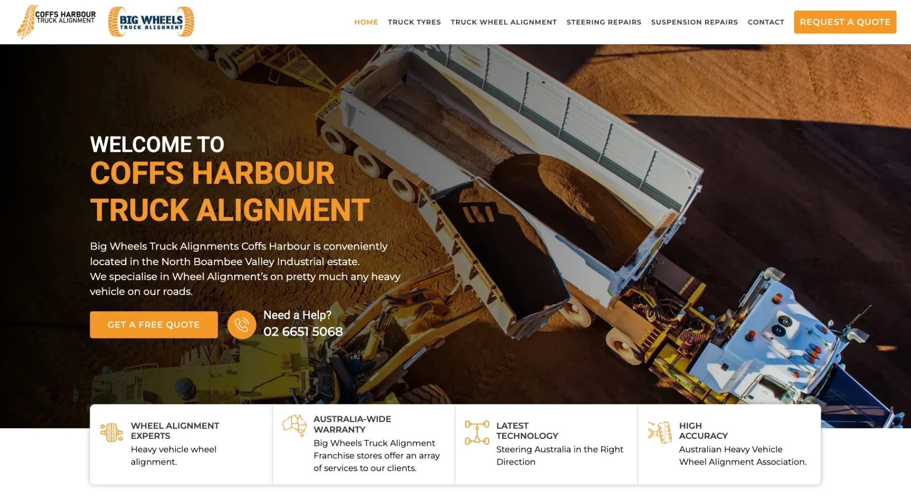 Coffs Harbour Truck Alignment